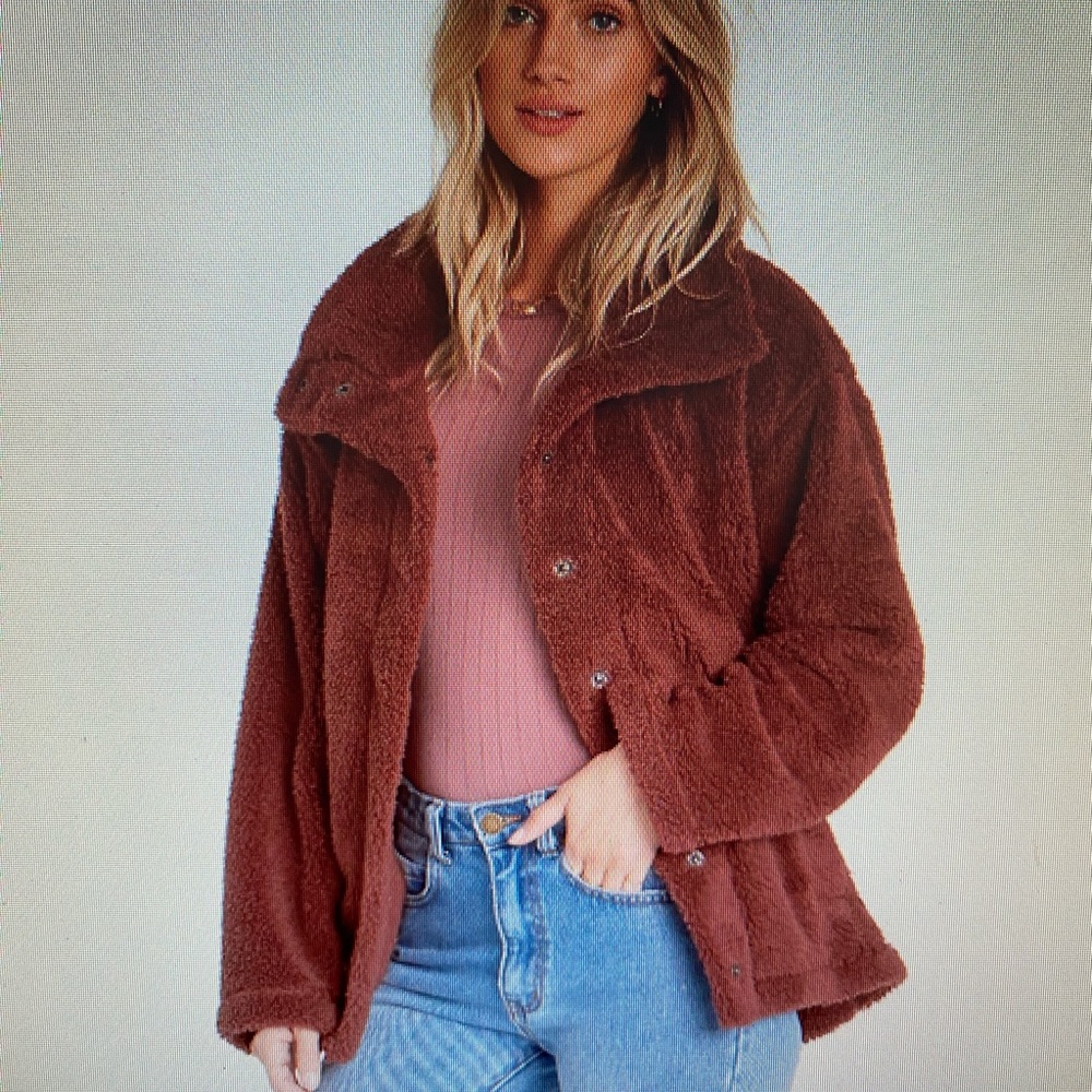Billabong Cozy Days Jacket Womens Coco Berry